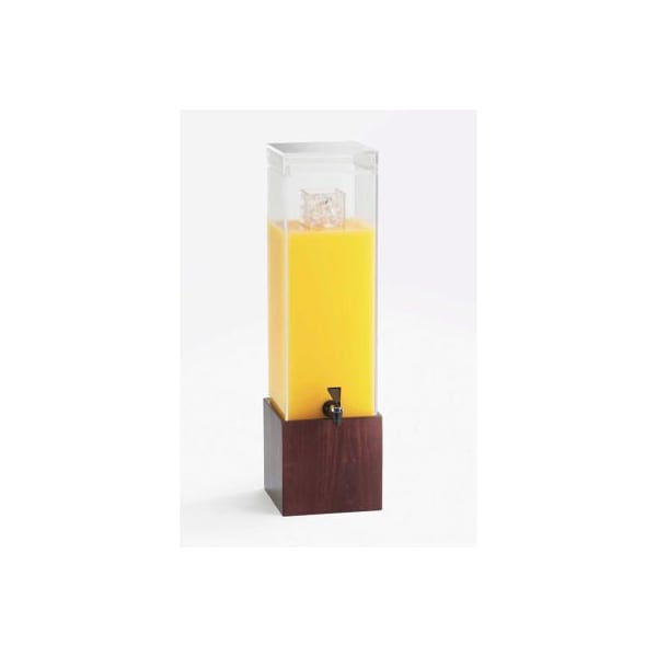 Cal-Mil Westport Beverage Dispensers 3 Gallon 8-1/4"W x 9-3/4"D x 26-3/4"H Dark Wood 1527-3-52 - main